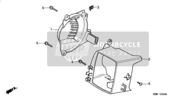 Envelopper/ Couvercle du ventilateur